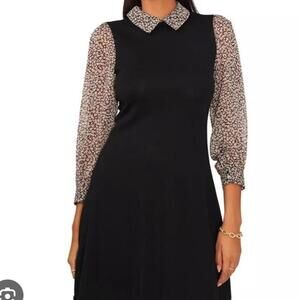 MSK Women's Black and Multi Dress